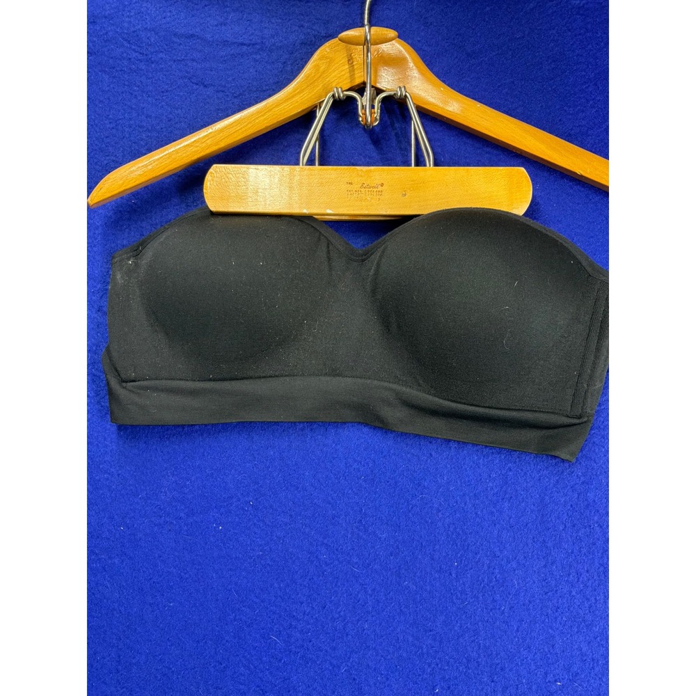 Minimalist Womens No Boundaries Strapless Bandeau Bra XXL Black